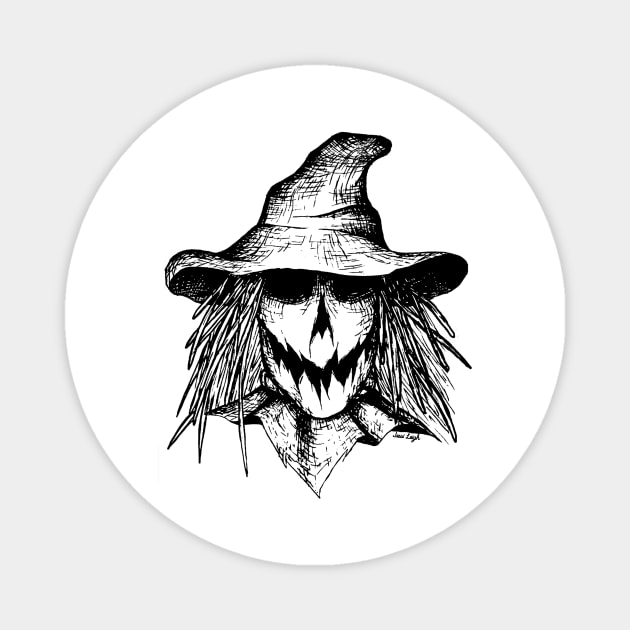 Scarecrow Magnet by JessiLeigh